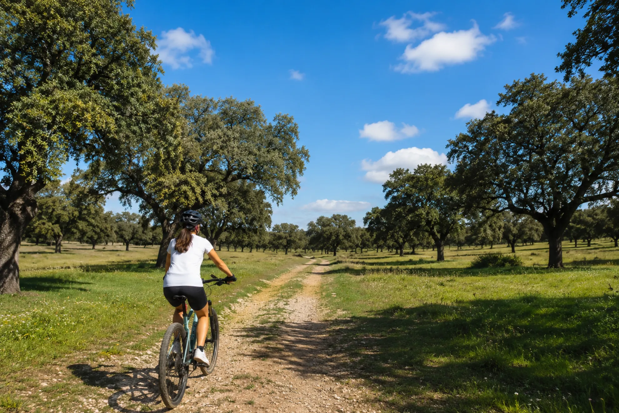 Ciclismo activo entre encinares monumentales