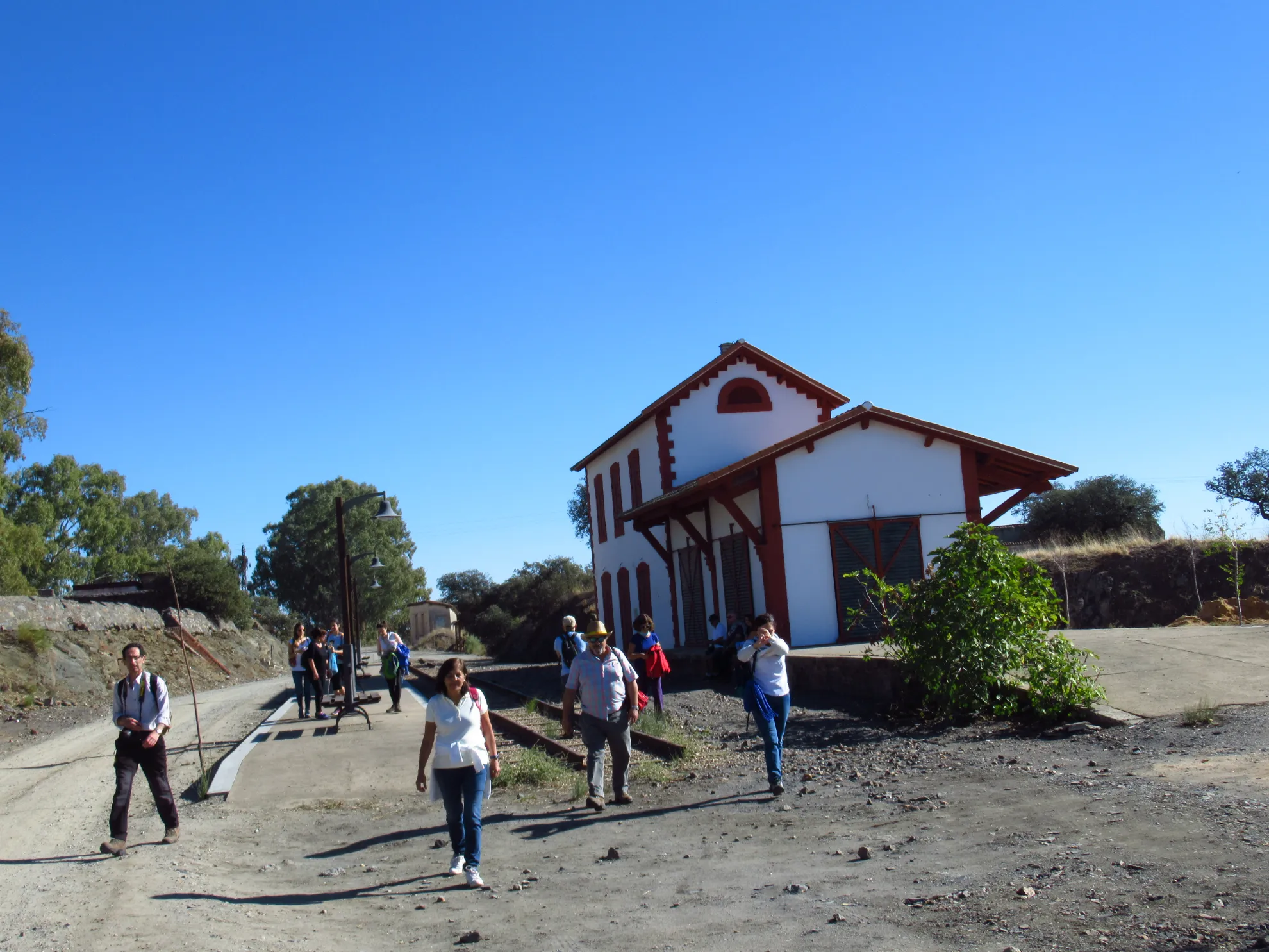 Recorrido activo por la vía