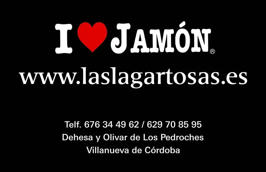 Logo Las Lagartosas I Love Jamón